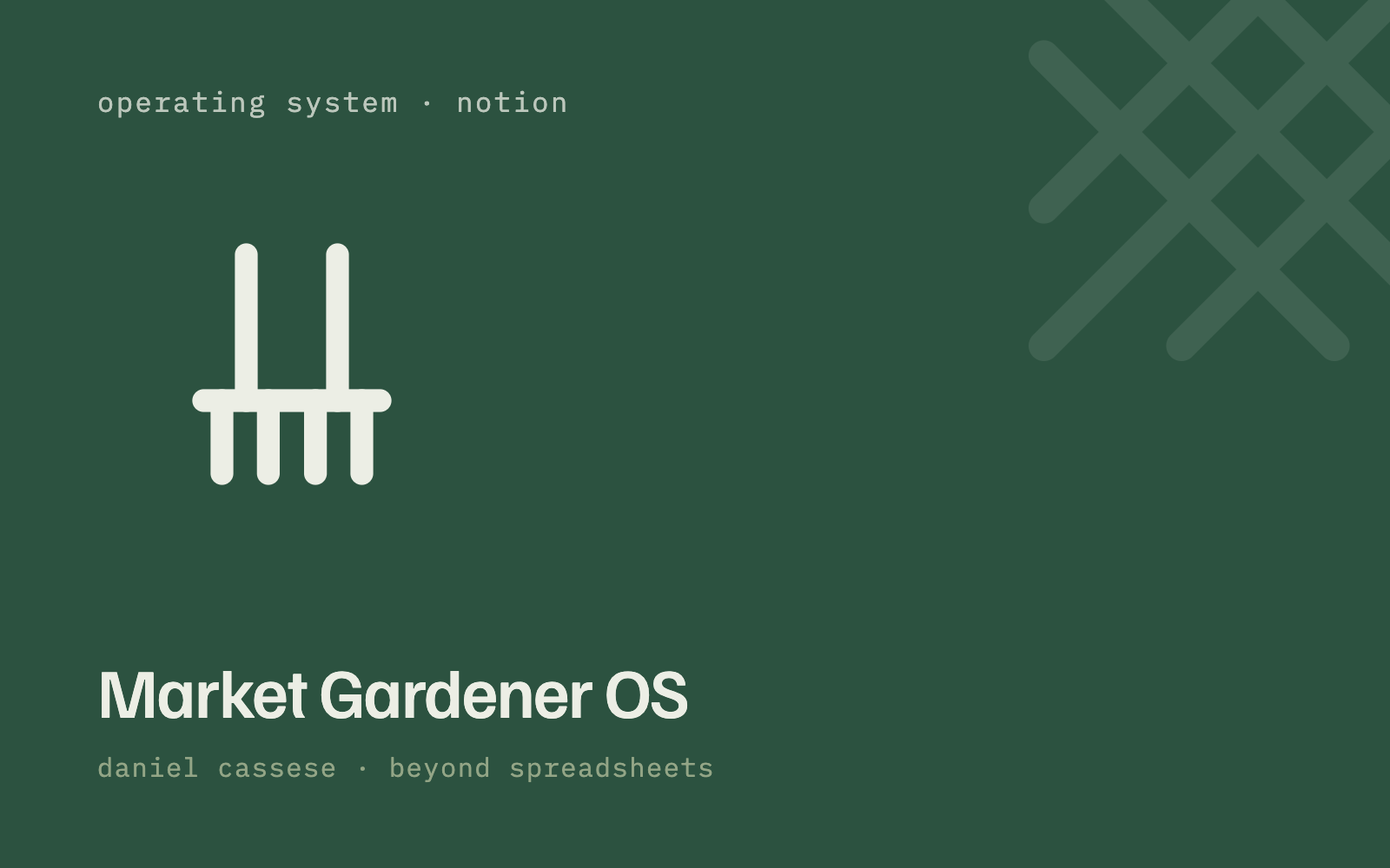Market Gardener OS